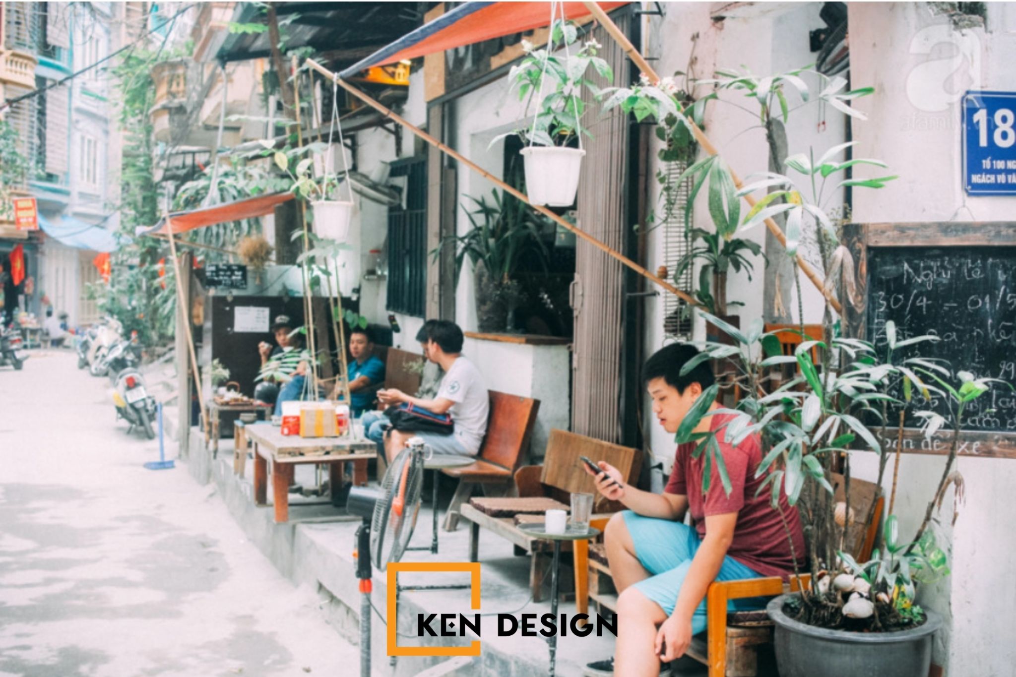 Quán cafe vỉa hè